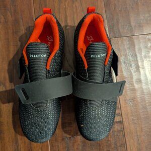Peloton Black and Red Athletic Shoes